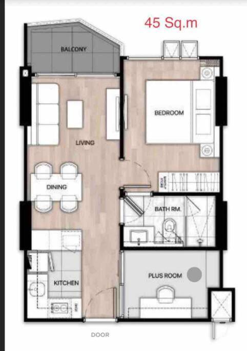 New & Cozy 2 Bedroom @ The Astra Sky River Chiang Mai Exterior photo